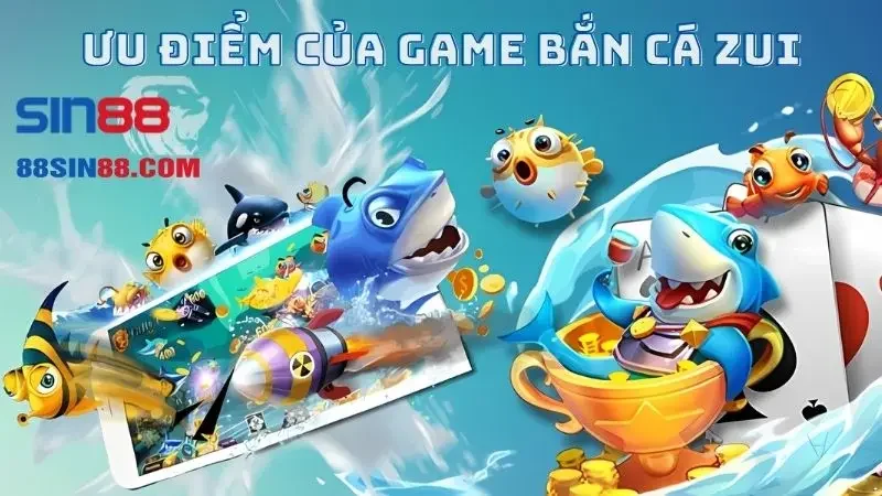 Bắn cá Zui: Game săn xu đổi tiền thật dễ chơi 2024 3 Các ưu điểm giúp game bắn cá Zui thu hút nhiều người chơi